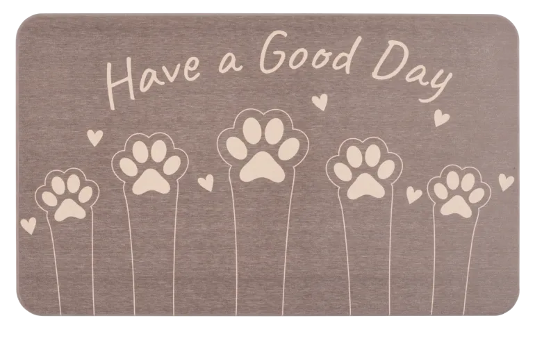 Support en diatomite pour gamelle Have a Good Day 50x30cm