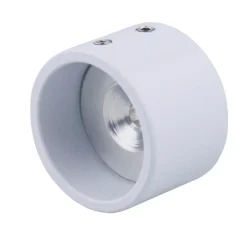 Support entre-murs pour tube Elégance ø28 mm blanc mat