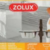 Support métal réglable antidérapant + 2 bols inox 700ml
