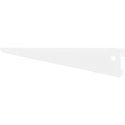Support rail F50 double 37cm Blanc