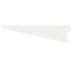 Support rail F50 double 22cm Blanc