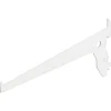 Support rail F50 simple 20cm Blanc