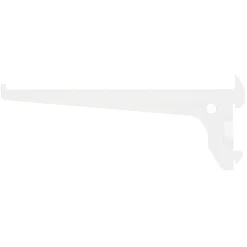 Support rail F50 simple 20cm Blanc