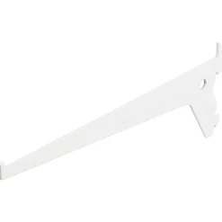 Support rail F50 simple 25cm Blanc