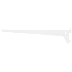 Support rail F50 simple 35cm Blanc