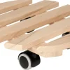 Support à roulettes Ø38 cm en bois hêtre EDA