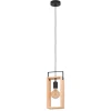 Suspension Famborough E27 40W noir 16x10cm H110cm EGLO