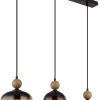 Suspension verre fumé 40W 3E27 commy