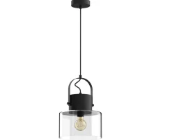 Suspension JORJA noire XL Ø22 cm