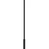 Suspension OLSEN métal noir mat verre fumé 1x E27 230V