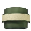 Suspension Ornella Rattan vert forêt Ø26 cm SEYNAVE