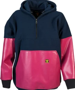 Sweat polaire Kodiak bleu marine/rose pour femme GUY COTTEN