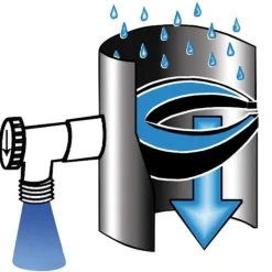 Système de récupération d'eau de pluie Gris