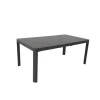 Table extensible Paris 180/240/300cm alu gris graphite