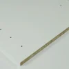 Tablette mélaminée blanche 2500x400x18mm pré-percée