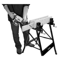 Établi pliant plateau bambou étau orientable 90° RYOBI