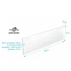 Tablier baignoire 180cm recoupable blanc brillant