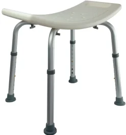 Tabouret assise large hauteur réglable 2 poignées
