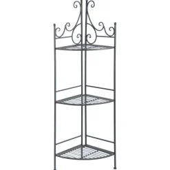 Étagère d'angle pliante 31,1x30,7x114,0 cm