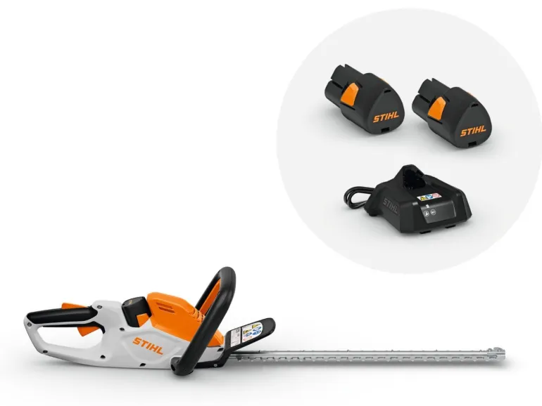 Taille-haie à batterie HSA40 + pack 2 batteries AS 2 STIHL
