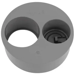 Tampon de réduction PVC évacuation double Ø100x50/40