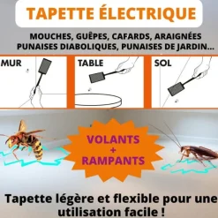 Tapette électrique insectes volants et rampants ACTO