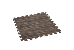 Tapis de sol effet bois 12 dalles de 50,8 x 50,8 cm