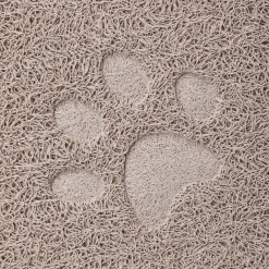 Tapis d'hygiène gamelle et litière 40 x 60 cm anthracite