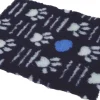 Tapis isolant Pattes pour chien 95x75cm bleu ZOLUX