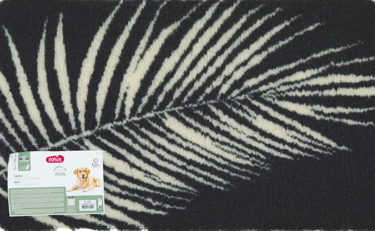 Tapis isolant Végétal pour chien 120x75cm gris ZOLUX