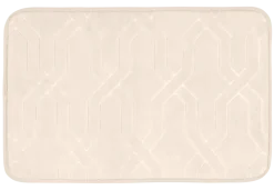 Tapis de bain Allstar Camiers blanc 40x60cm
