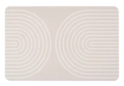 Tapis de bain diatomite Nazca beige 60x39 cm