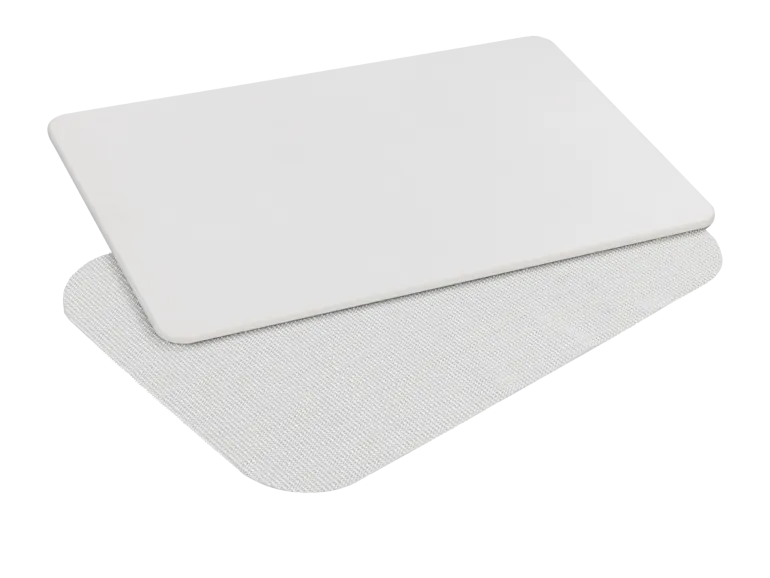 Tapis de bain diatomite Simi blanc 60x39 cm