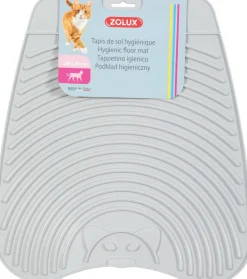Tapis hygiénique pour litière 35x39x1cm gris