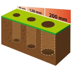 Tarière électrique réversible 1200W FARTOOLS