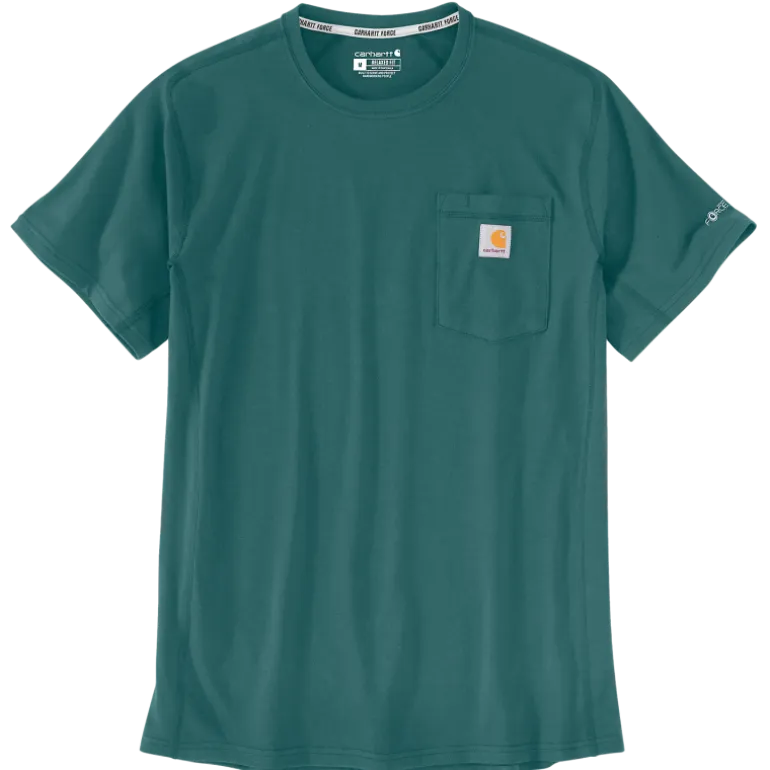 Tee-shirt à manches courtes Force Relaxed vert CARHARTT