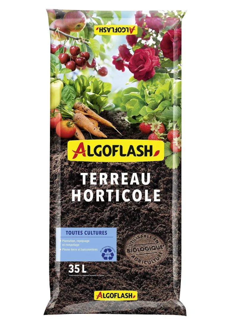Terreau horticole UAB 35L ALGOFLASH
