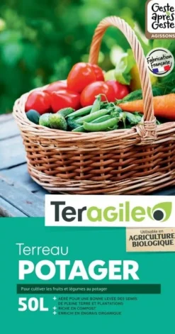 Terreau potager UAB 50L TERAGILE