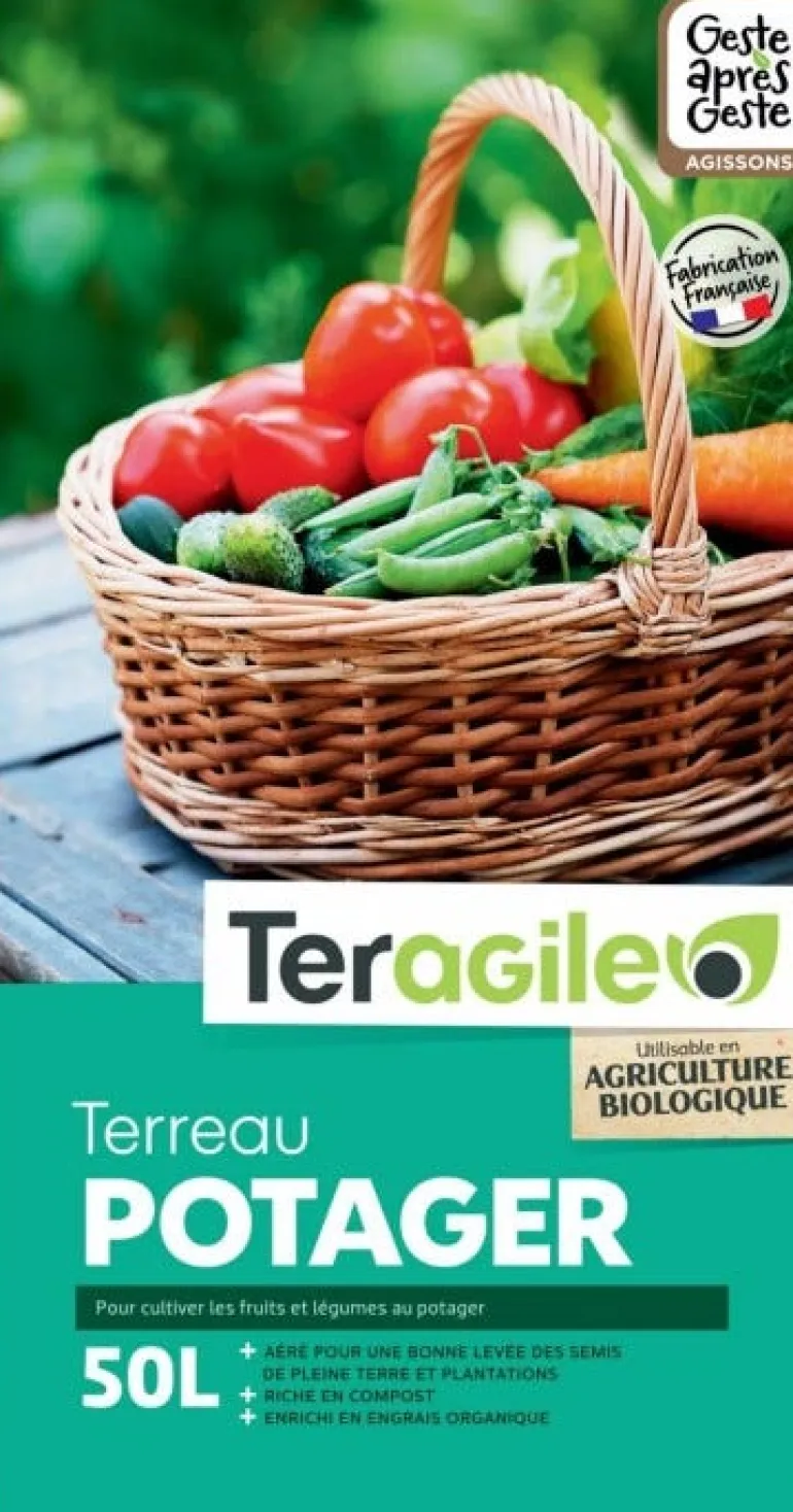 Terreau potager UAB 50L TERAGILE
