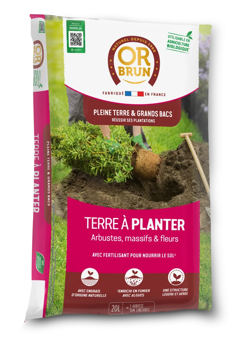 Terre à planter 20L OR BRUN OR BRUN