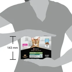 Terrine pour chat adulte stérilisé Cabillaud 10x75g