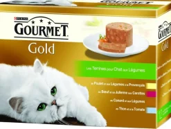 Terrine pour chat aux légumes 12x85g