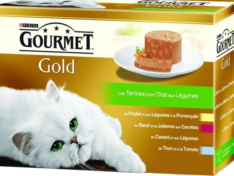 Terrine pour chat aux légumes 12x85g