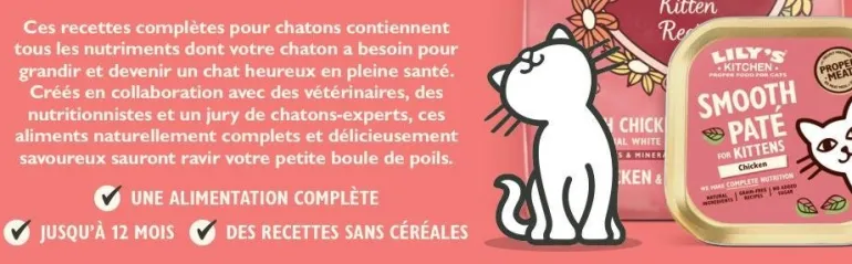 Terrine pour chaton Poulet - sans céréales 85g