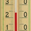 Thermomètre bois 22 cm