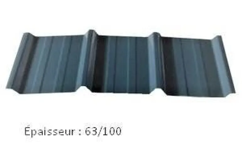 Tôle bac acier de couverture Novobac 1000 gris