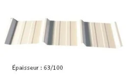 Tôle bac acier de couverture Novobac 1000 jaune Sahara
