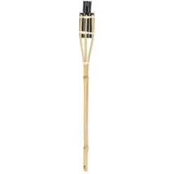 Torche bambou noir 60cm (x3)