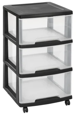 Tour essentials 3x20l avec roulettes