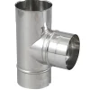 Té équerre inox 304 Ø125mm